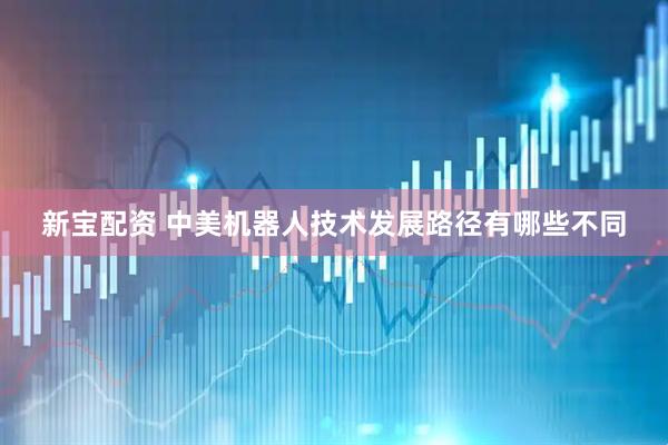 新宝配资 中美机器人技术发展路径有哪些不同